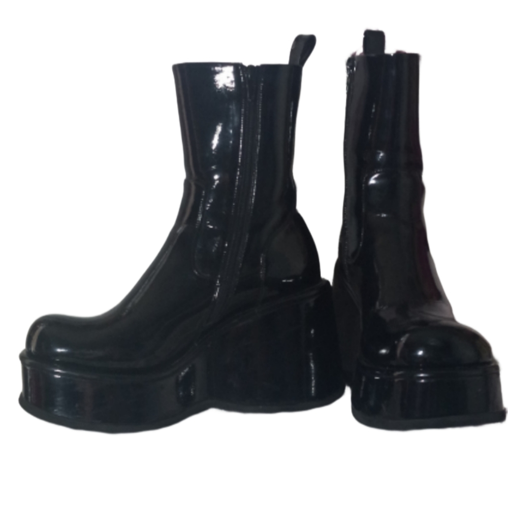 Jeffery Campbell Black Boot Platform